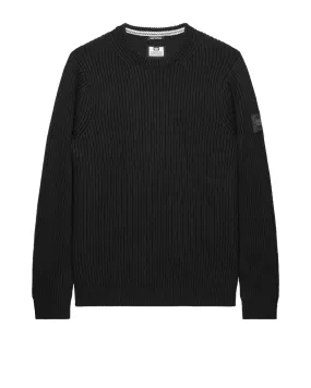 Couto Knitted Ribbed Sweater Black