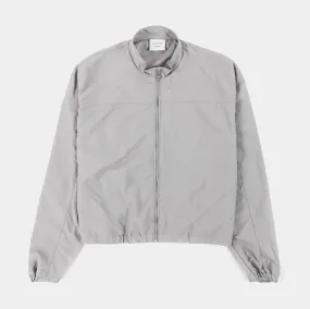 Cropped Windbreaker Womens Jacket (Grey)