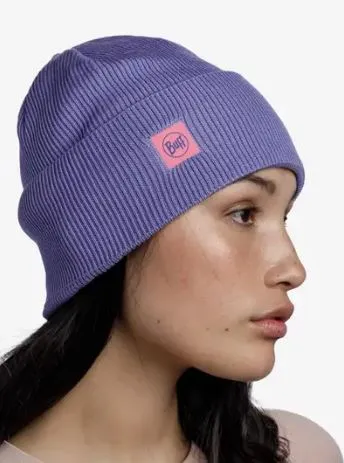 Crossknit Beanie | Iris | Buff