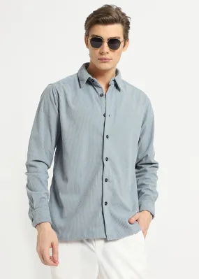 Dapper Blue Corduroy Shirt