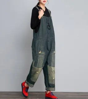 Denim Casual Spring Denim Overall Women Jumpsuits QY12