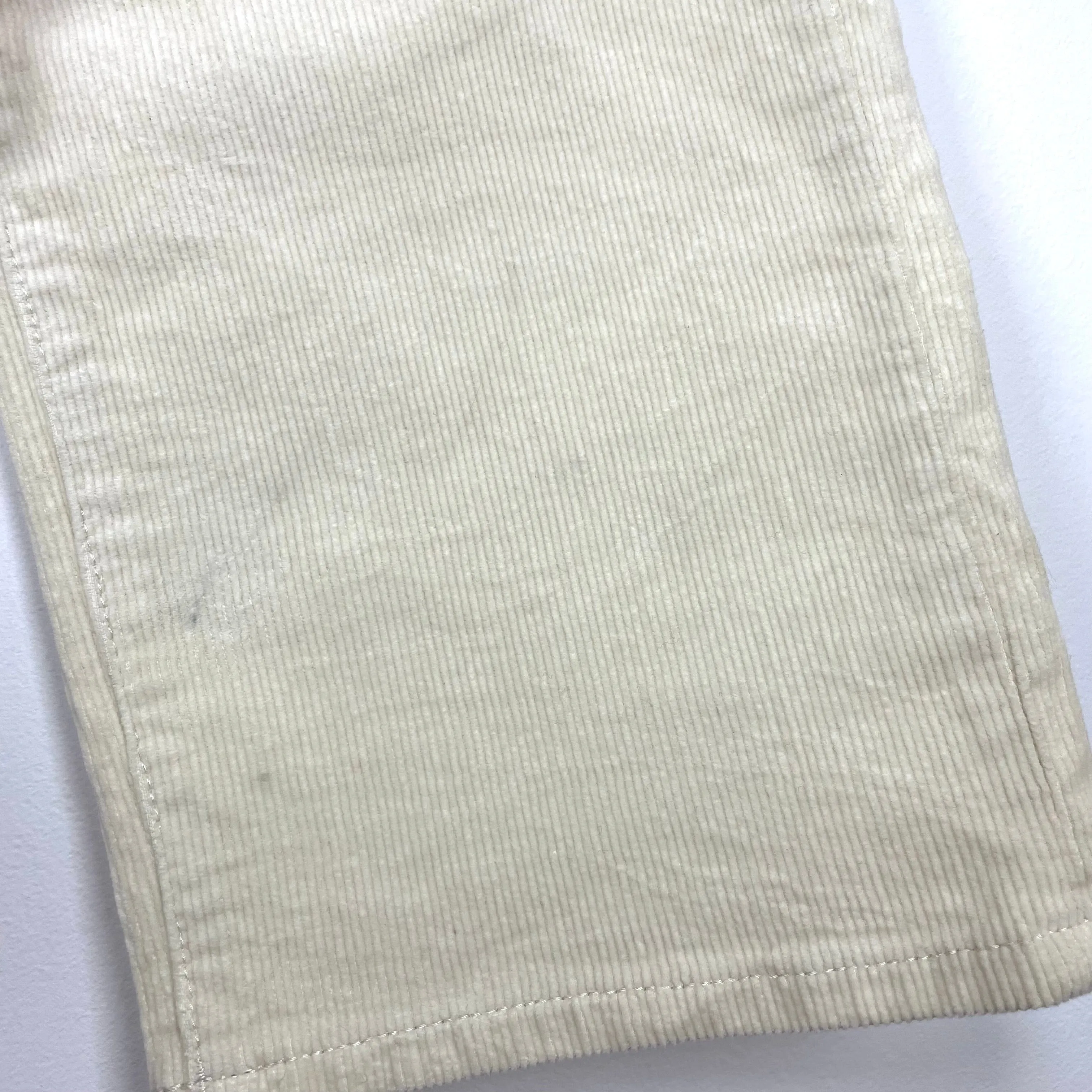 DL1961 Cream Mara Straight High Rise Instasculpt Ankle Corduroy Pants- Size 32 (see notes, Inseam 26”)