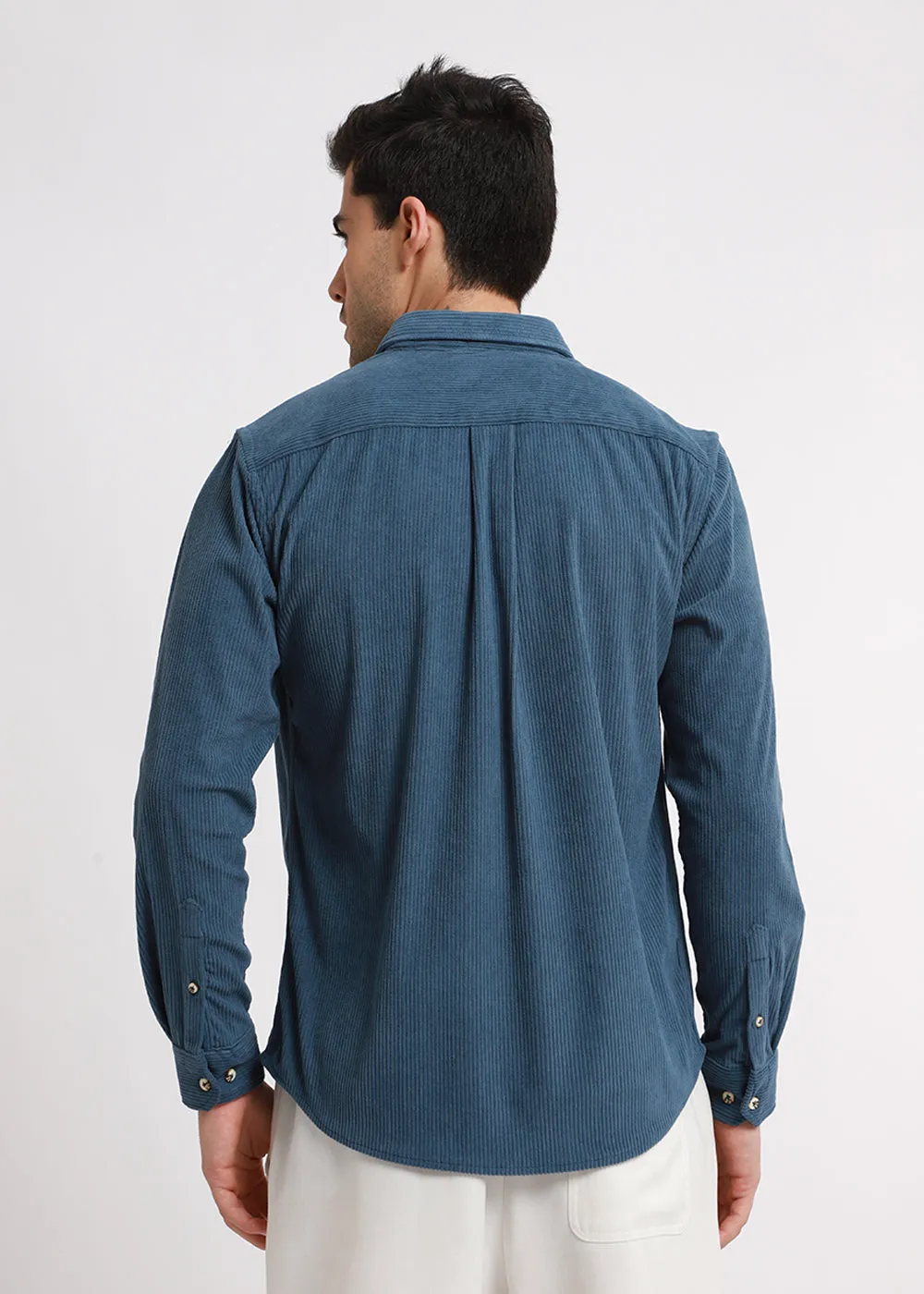 Dodger Blue Corduroy Shirt