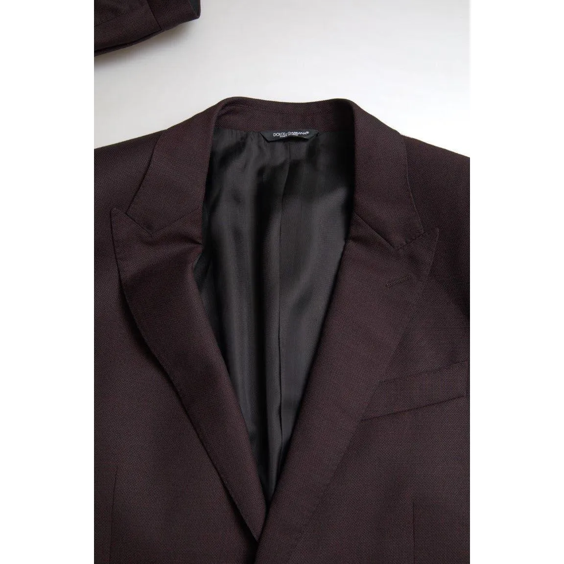 Dolce & Gabbana Maroon Martini Slim Fit 2-Piece Suit