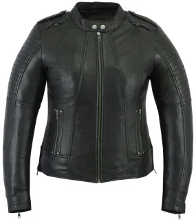 DS893 Women's Updated Biker Style Jacket