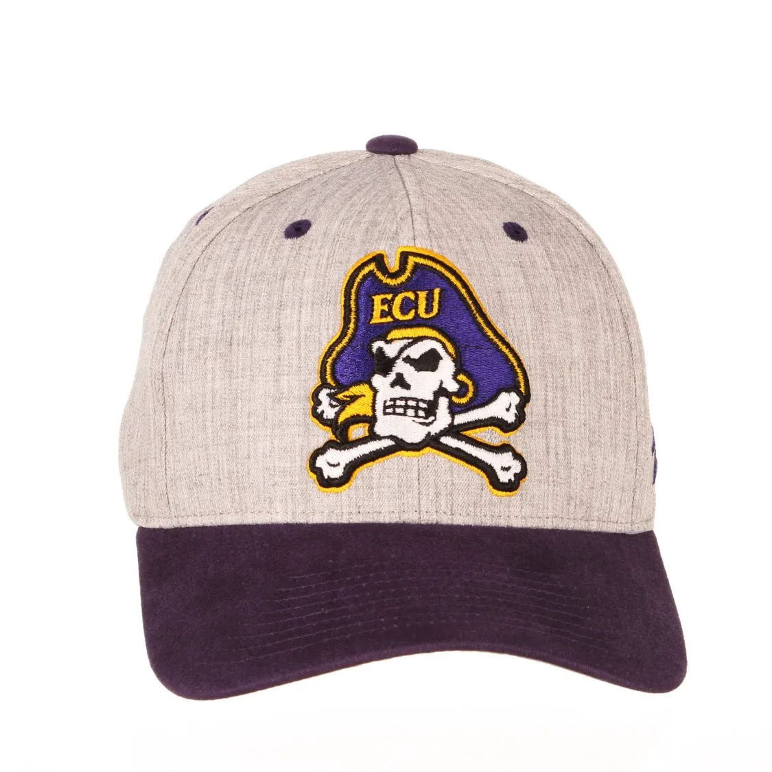 East Carolina Pirates Zephyr "Oxford" Structured Stretch Fit Fitted Hat Cap