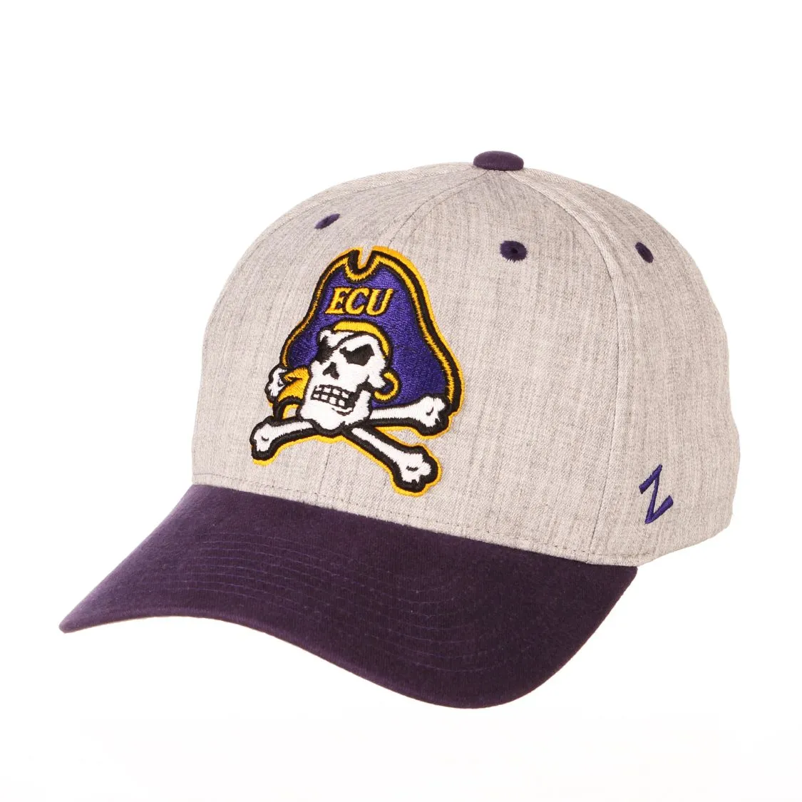 East Carolina Pirates Zephyr "Oxford" Structured Stretch Fit Fitted Hat Cap