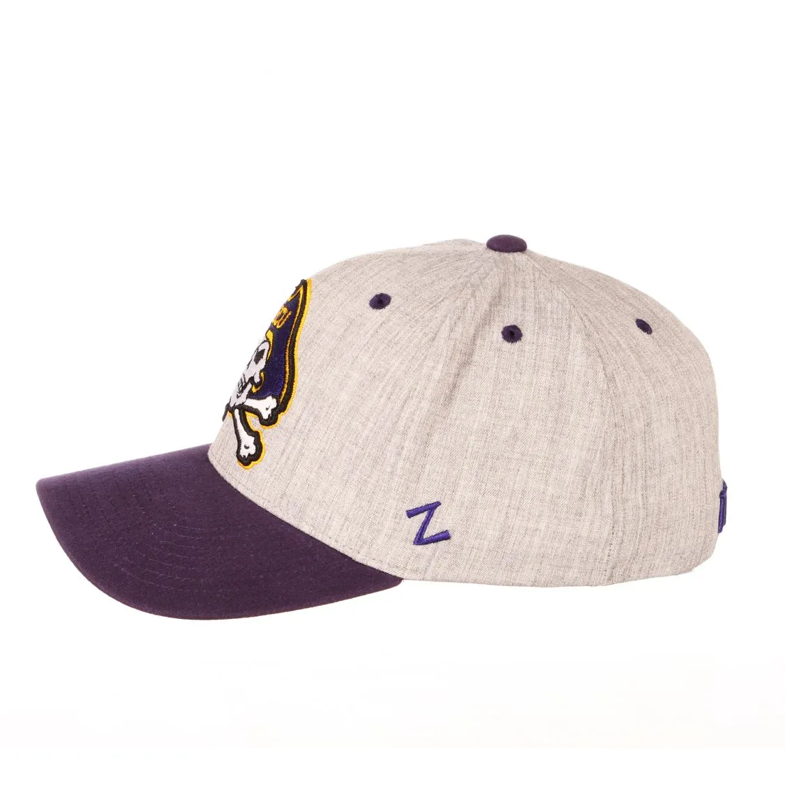 East Carolina Pirates Zephyr "Oxford" Structured Stretch Fit Fitted Hat Cap