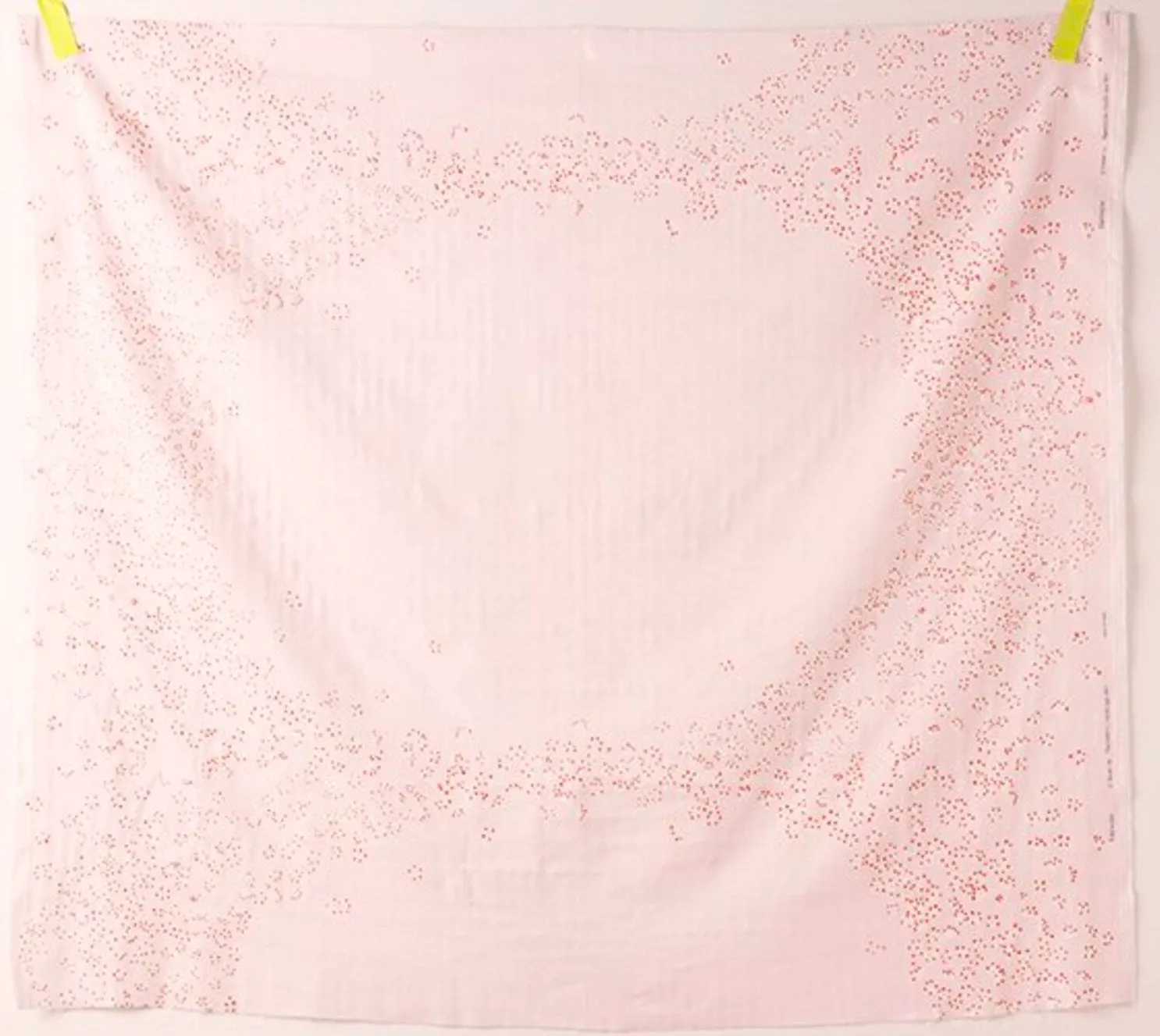 'Edelweiss' Pink, Organic Cotton Double Gauze from Japan by Nani Iro, 41" Wide By the Yard