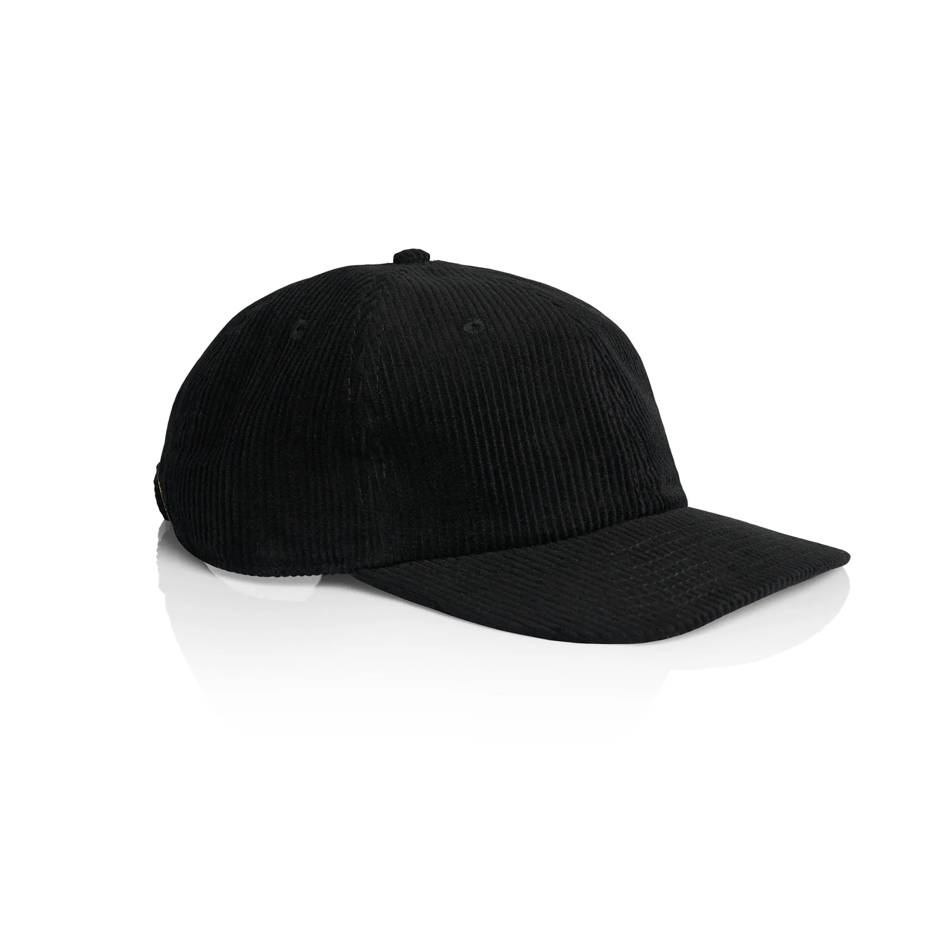 Elegant Corduroy Cap - Black