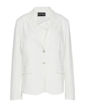 Emporio Armani Women Blazer Ivory 10 UK