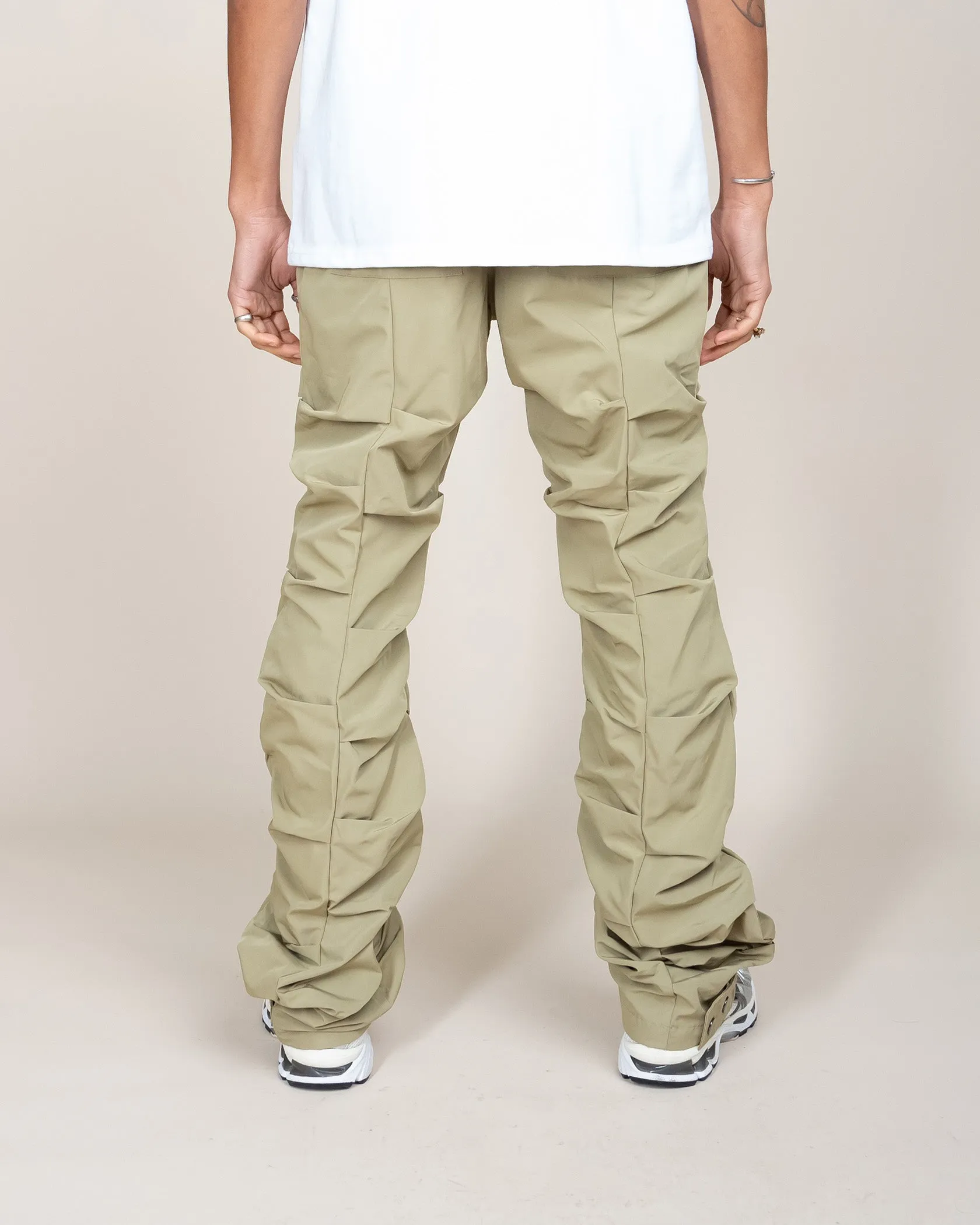 EPTM TEKNO FLARE PANTS-KHAKI