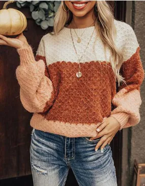 Falling hard chunky sweater