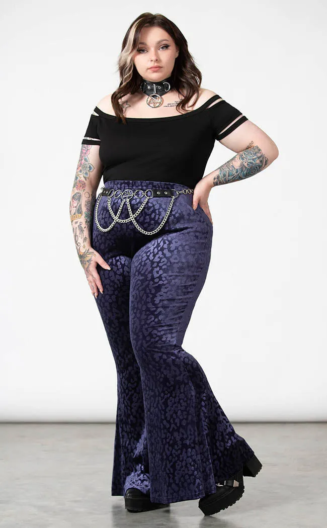 Ferine Bell Bottoms | Plum [Plus-Size]