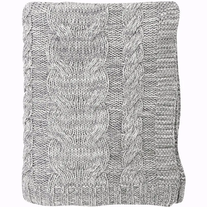 Fisherman's Sweater Chunky Cable Knit Throw