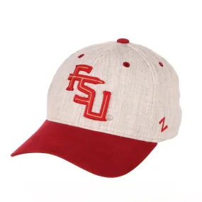 Florida State Seminoles Zephyr "Oxford" Structured Stretch Fit Fitted Hat Cap