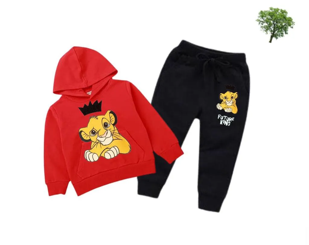 Future King Printed Kids Hoodie Set