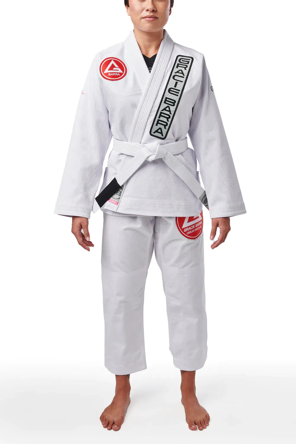 GB1 V2 Edition Womens Kimono w/Belt - White