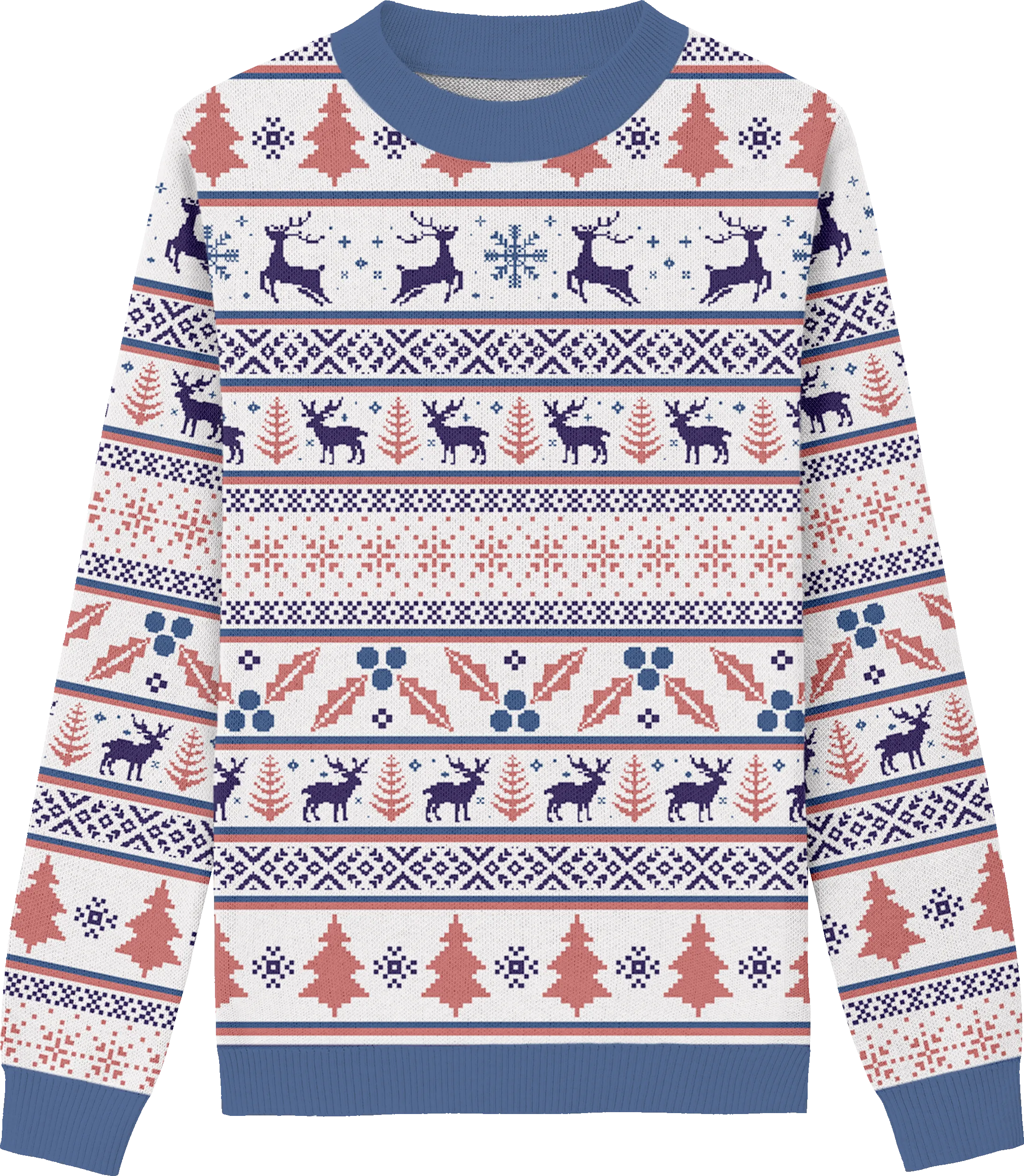 Genderfluid Christmas Classic Fit Knit Crewneck