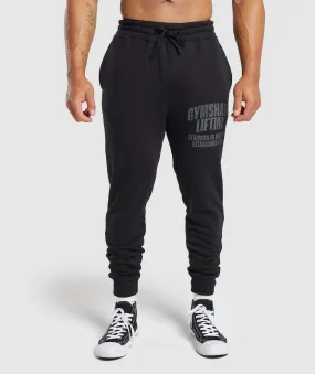 Gymshark Lifting Joggers - Black