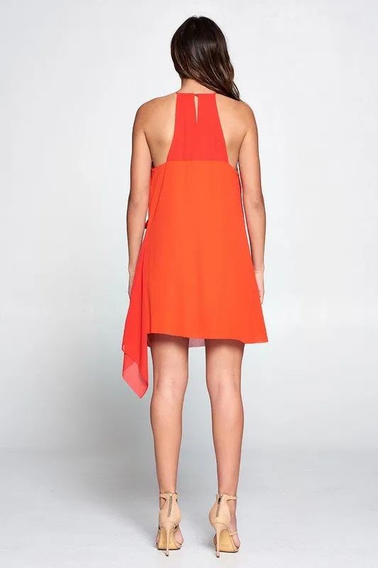 Hailee Halter Neck Shift Dress