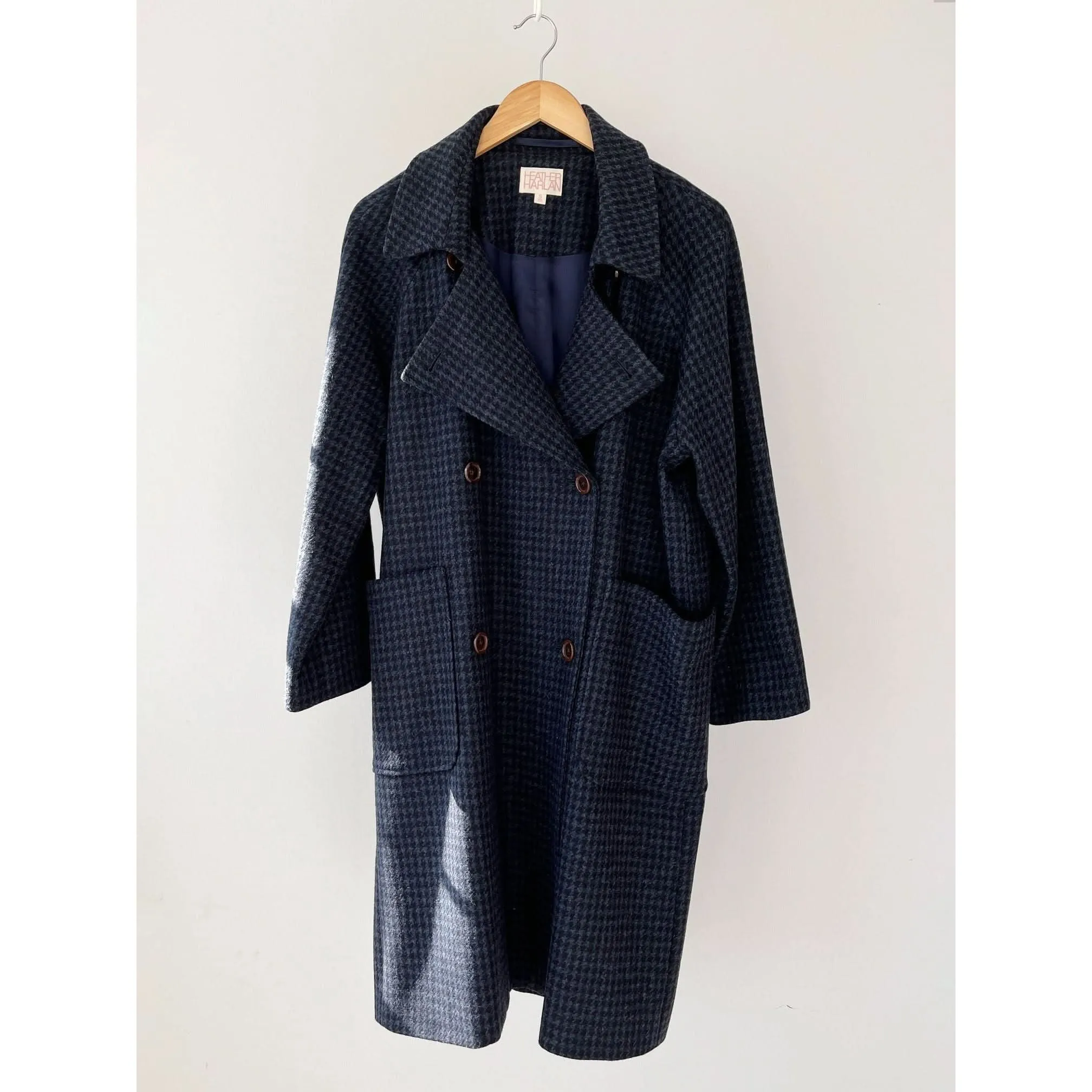 Heather Harlan Houndstooth Overcoat