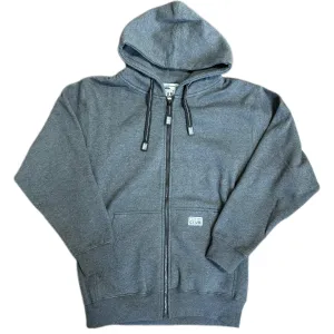 Heavyweight Full Zip Fleece Hoodie - Charcoal