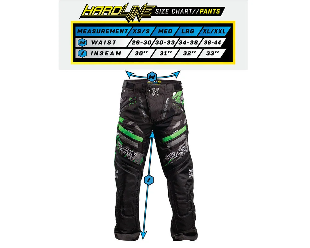 HK Army 2018 Hardline Pro Paintball Pants Graphite XS/S