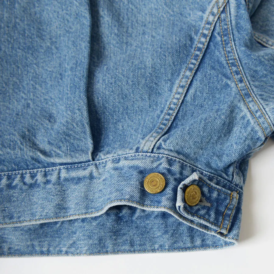 【HOLIDAY/ホリディ】CROPPED DENIM JACKET (LIGHT INDIGO) <br>23102033