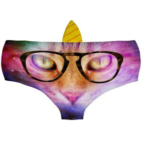 Horn Pantie - Galaxy Nerdy Caticorn (6-10 UK Size)