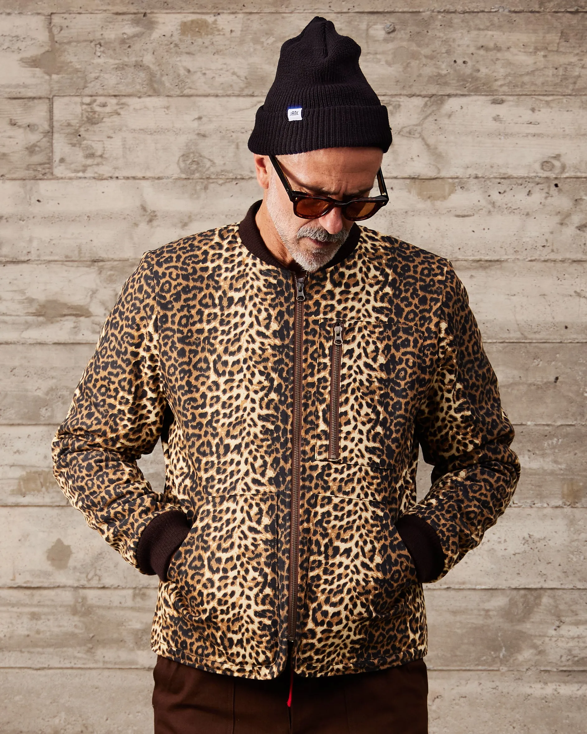 Humboldt Polartec® Liner Reversible Jacket - Leopard Print