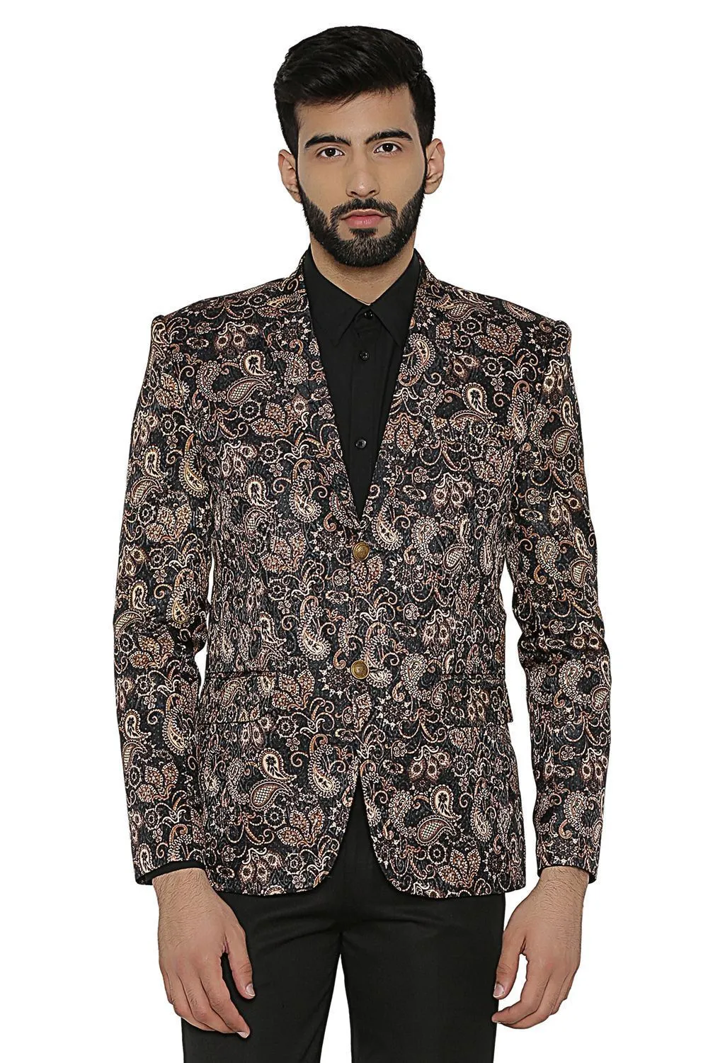 Imported Rayon MulticolouRed Blazer