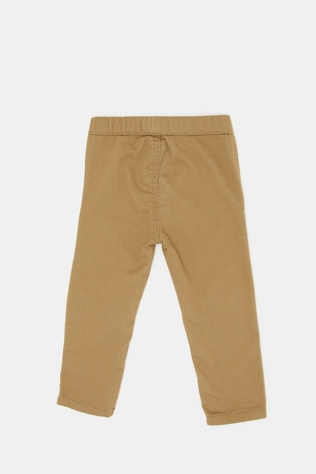 Infant Boys Beige Joggers Jeans