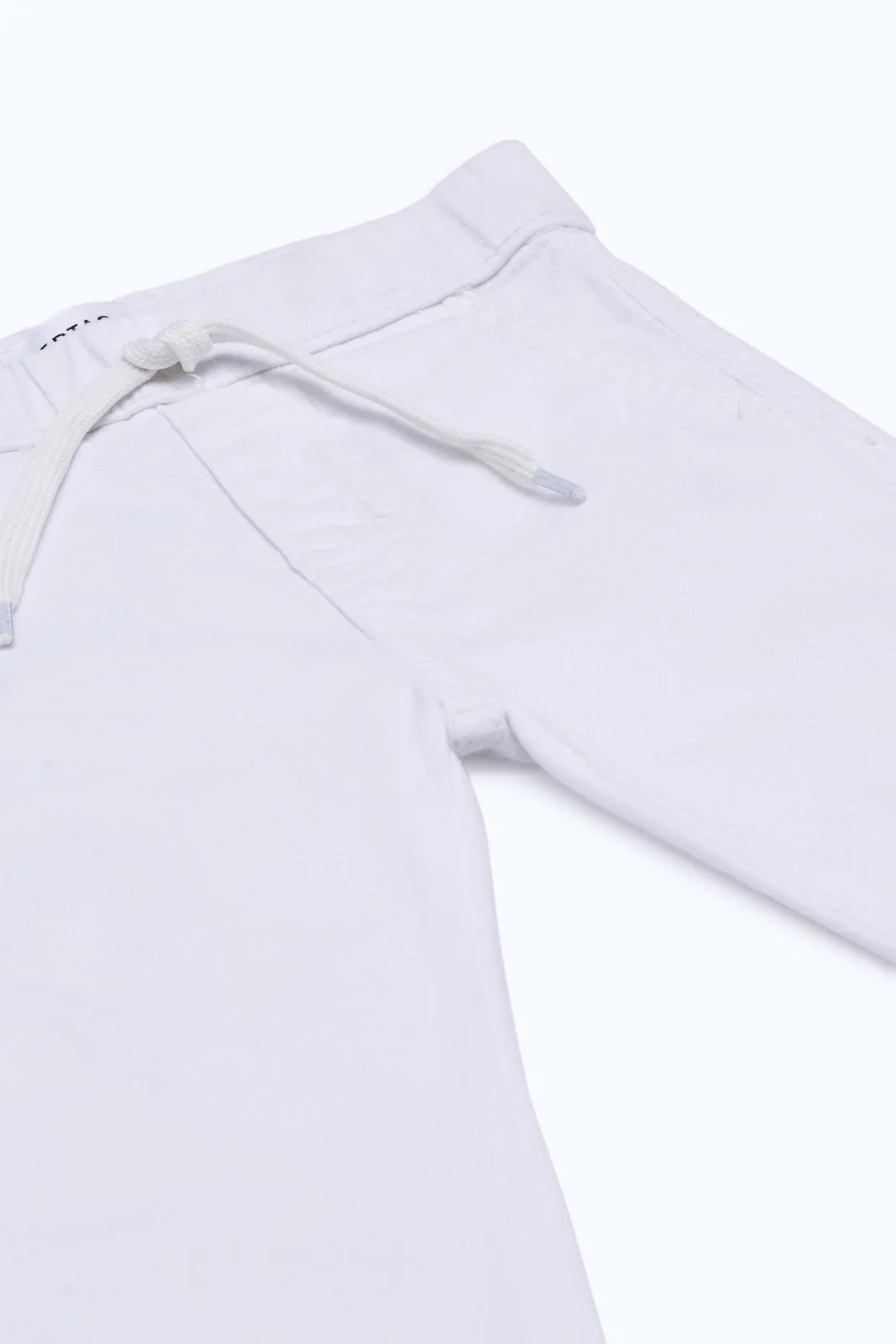 Infant Boys White Denim Pull On Jogger