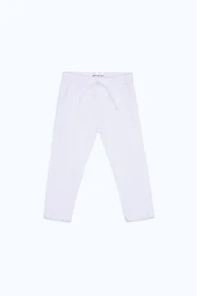 Infant Boys White Denim Pull On Jogger