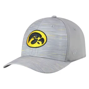 Iowa Hawkeyes TOW Gray "Hyper" Memory Fit Hat Cap