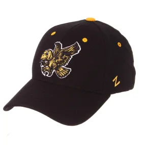 Iowa Hawkeyes Zephyr Black Wool Retro Stretch Fit Hat