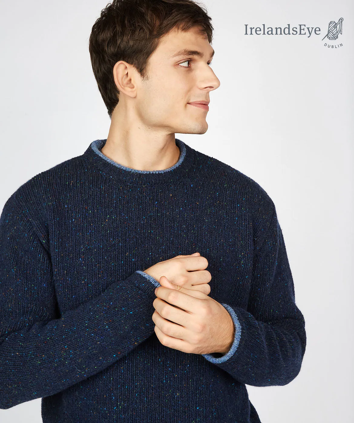 Irelands Eye - Roundstone Sweater - Rich Navy