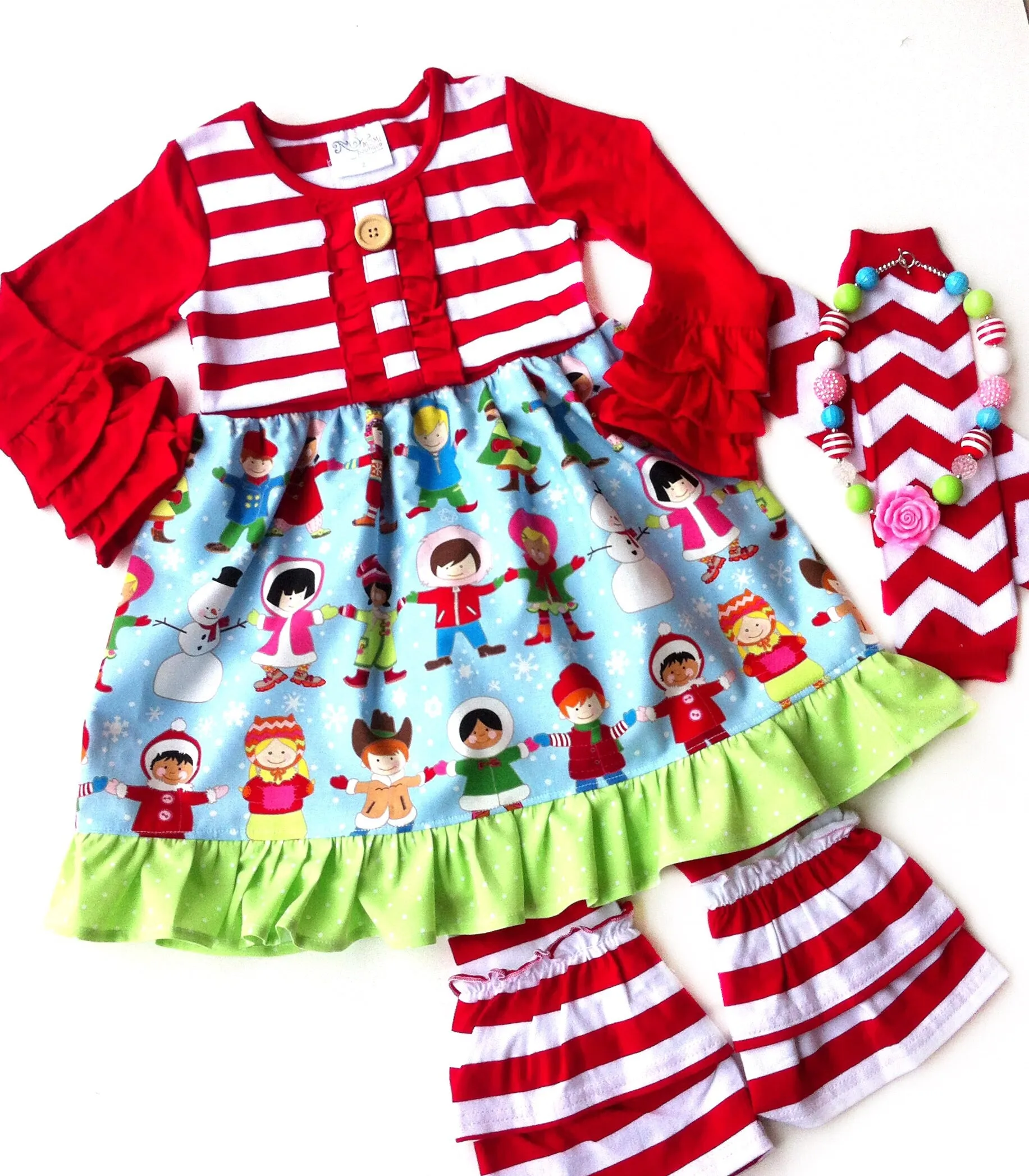 It’s a Small World Christmas dress