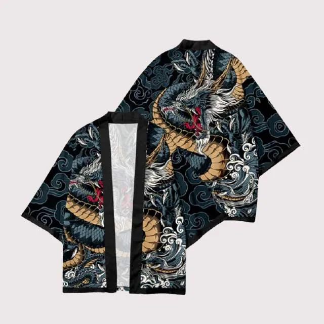 Japanese Dragon Kimono Set