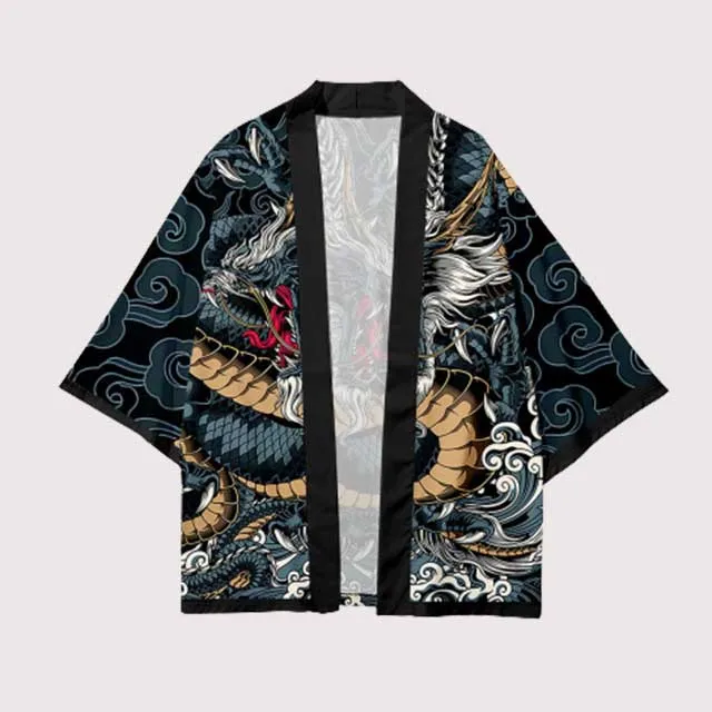 Japanese Dragon Kimono Set