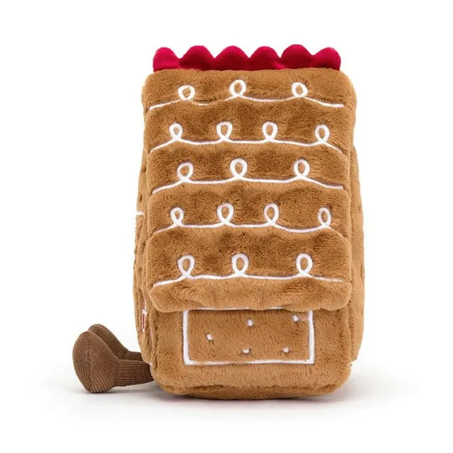 JellyCat Amuseable Gingerbread House