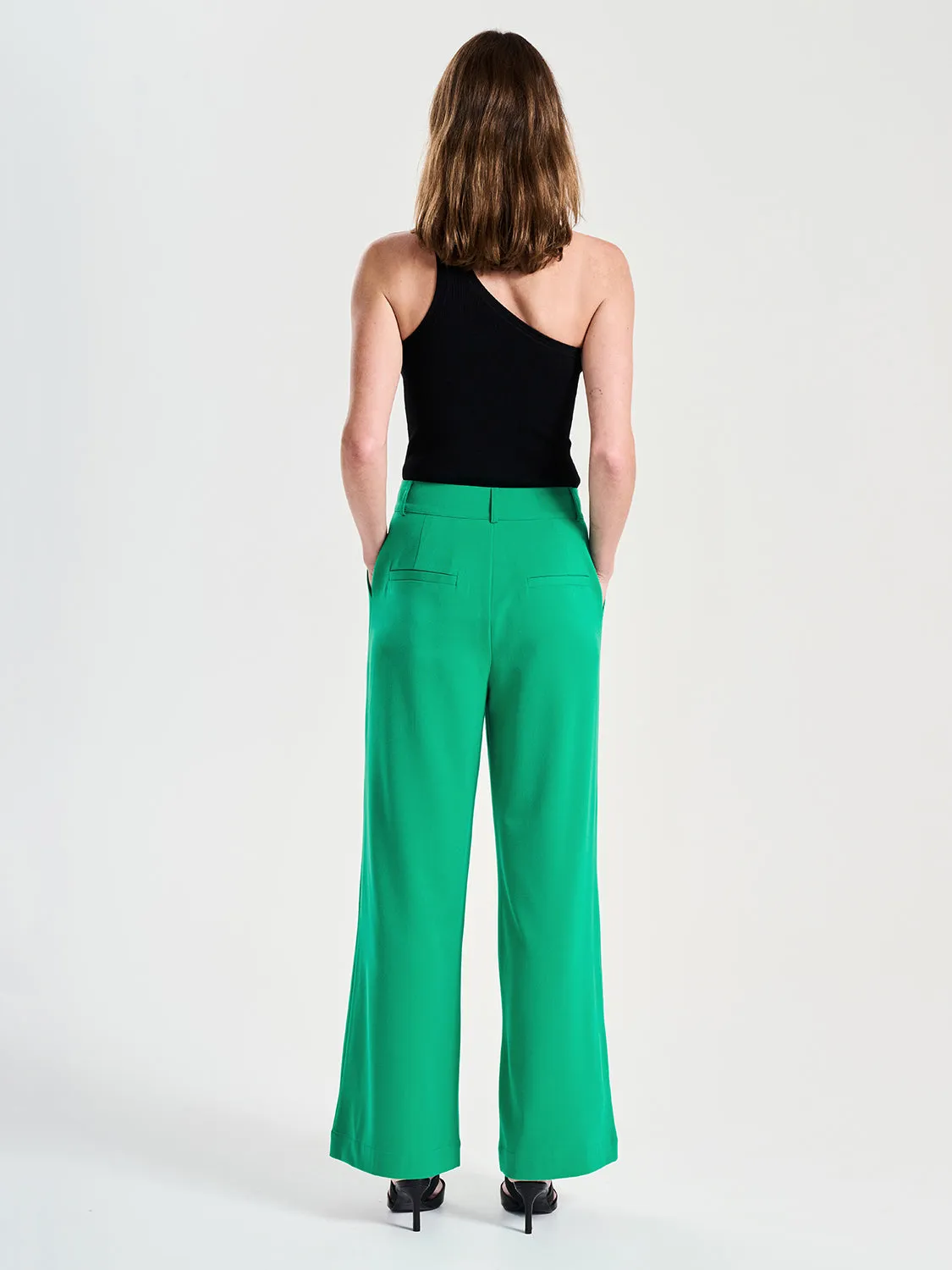 Jolie Suiting Pant - Evergreen