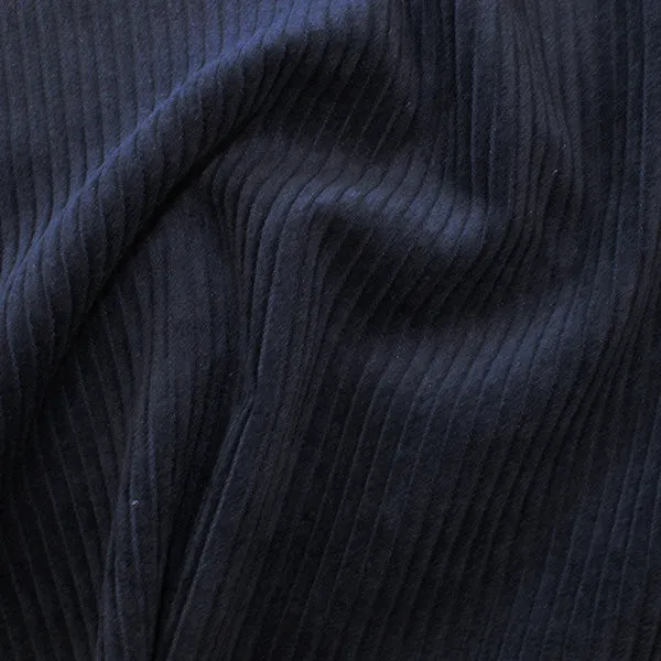 Jumbo Cotton Corduroy - Dark Blue - END OF BOLT 67cm