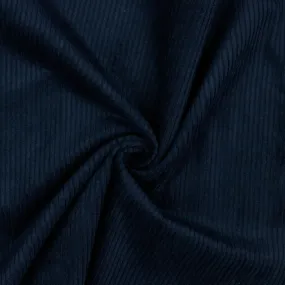 Jumbo Cotton Corduroy - Dark Blue - END OF BOLT 67cm