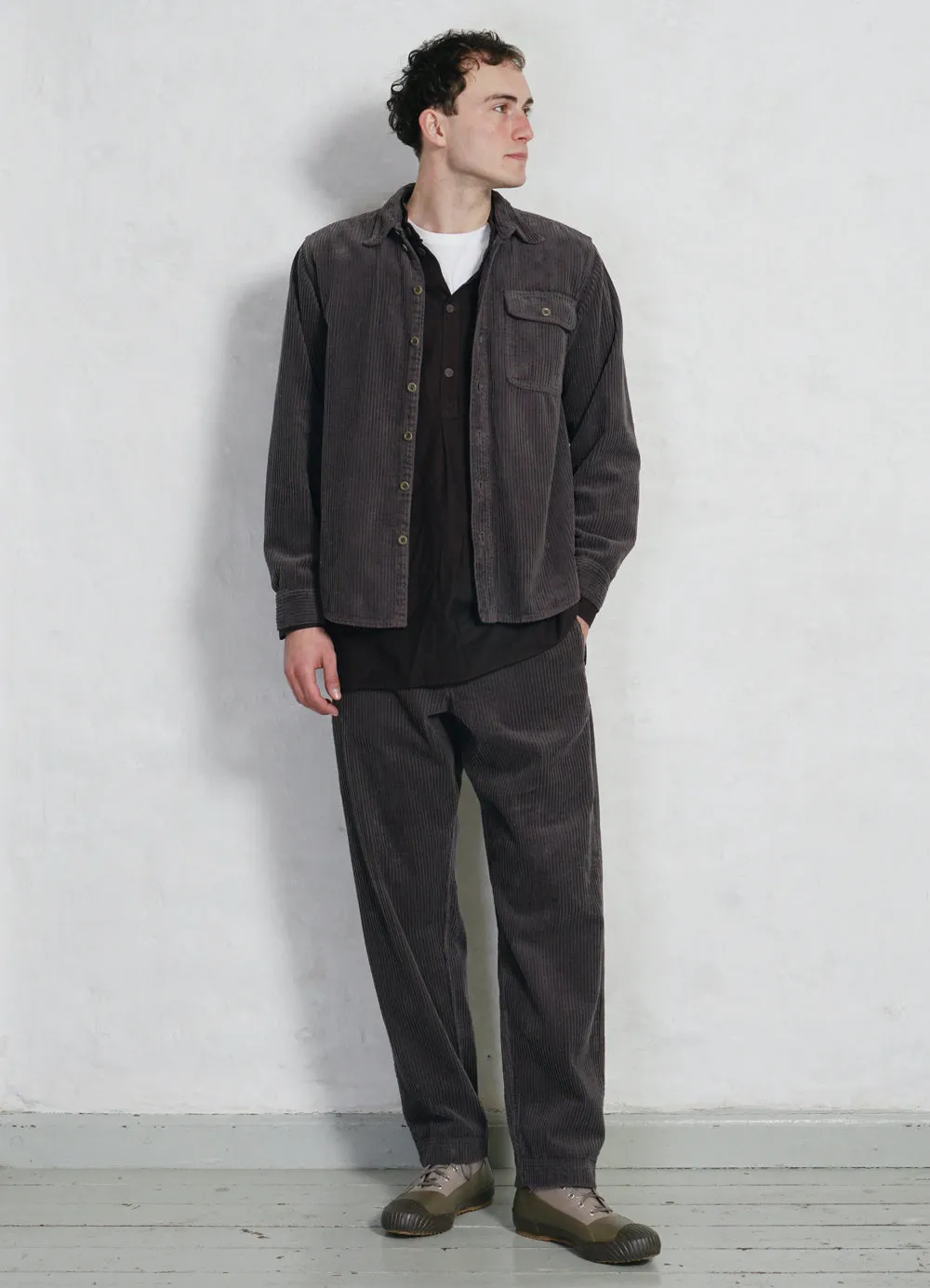 KEN 28-24-5 | Wide Cut Trousers | Raisin