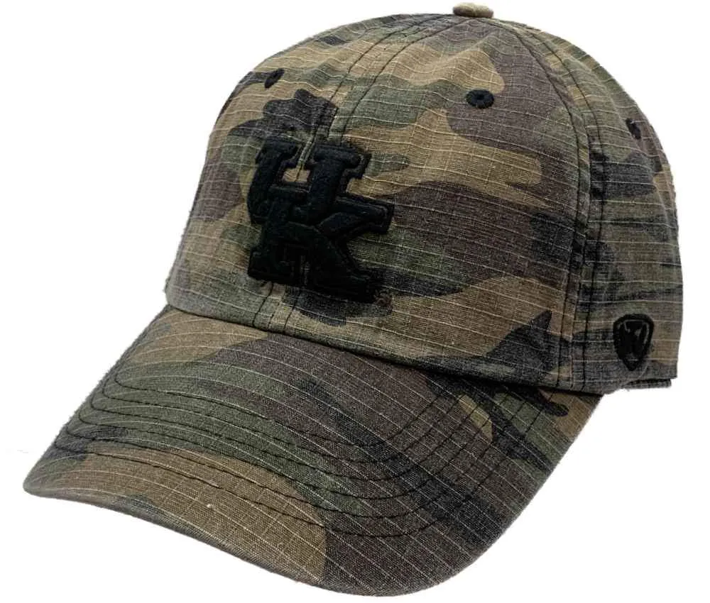 Kentucky Wildcats TOW Green Camouflage Adjustable Strapback Relax Fit Hat Cap