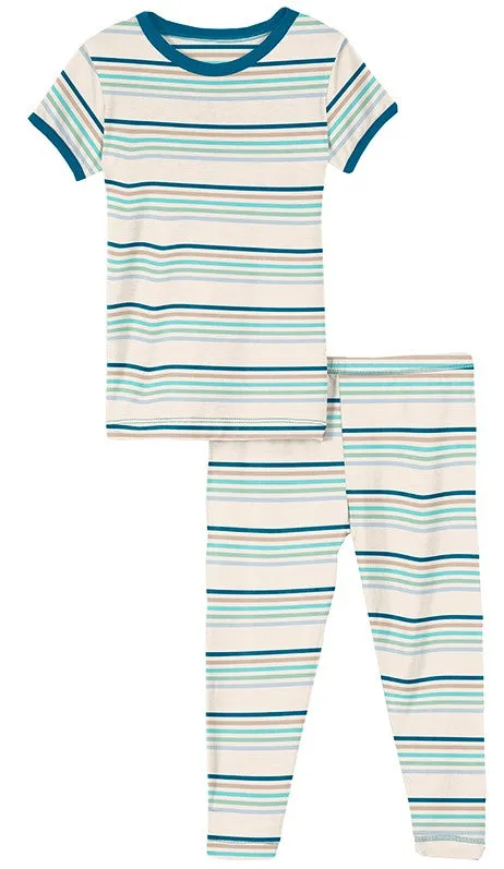 KicKee Pants Culinary Arts Stripe S/S Pajama Set