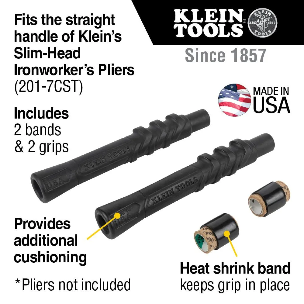 Klein M200ST Comfort Grip Kit for Slim-Head Ironworker's Pliers, 2-Pack