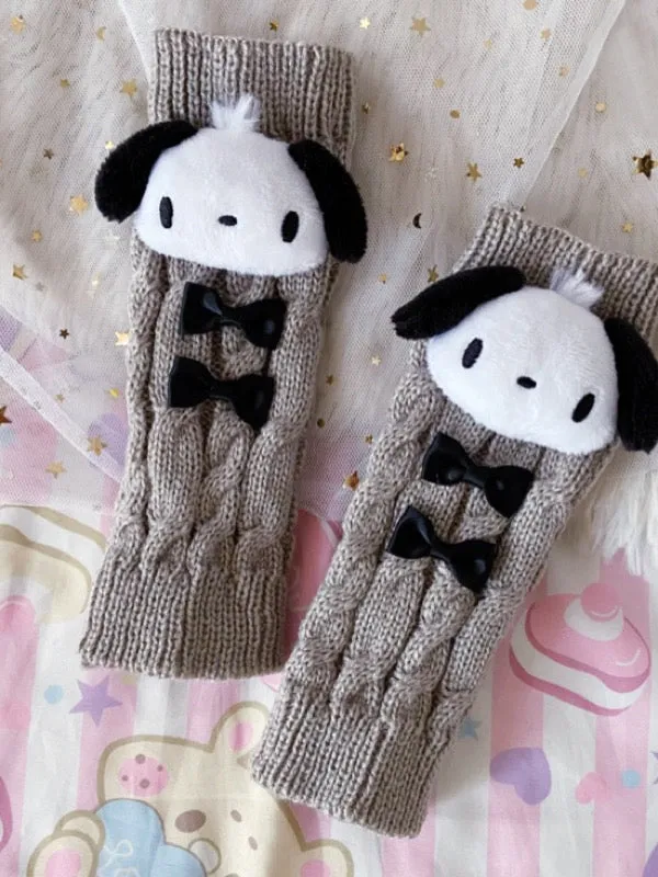 Kuromi My Melody Cinnamoroll Pompompurin Pochacco Hello Kitty Arm Warmers